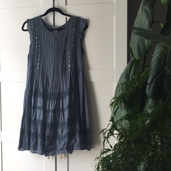 Anthropologie Vanessa Virginia Embellished Dress - Picture 2 of 9